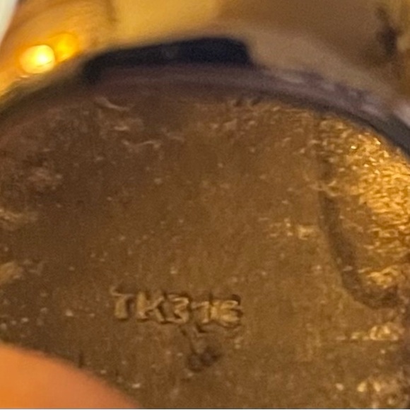 Stainless Steel Black and White Enamel Zebra Stripe Ring Size 5 NWOT - Picture 8 of 8